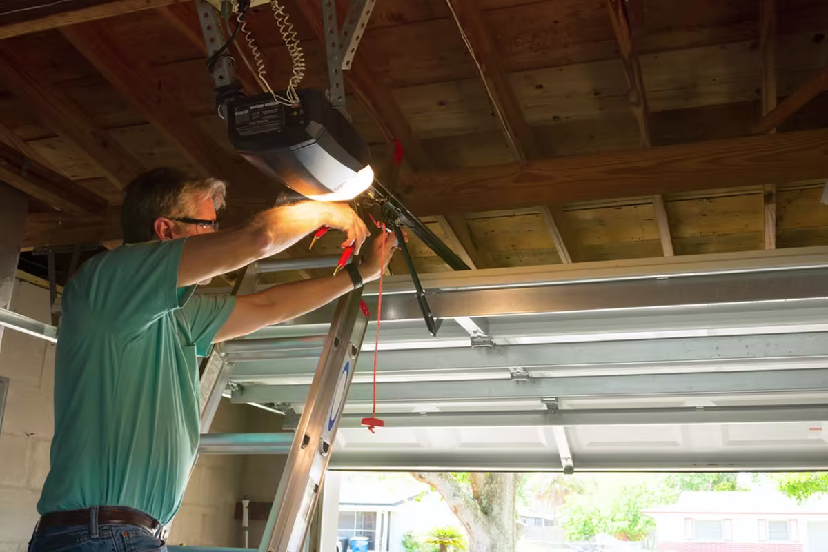 Garage door repair technician