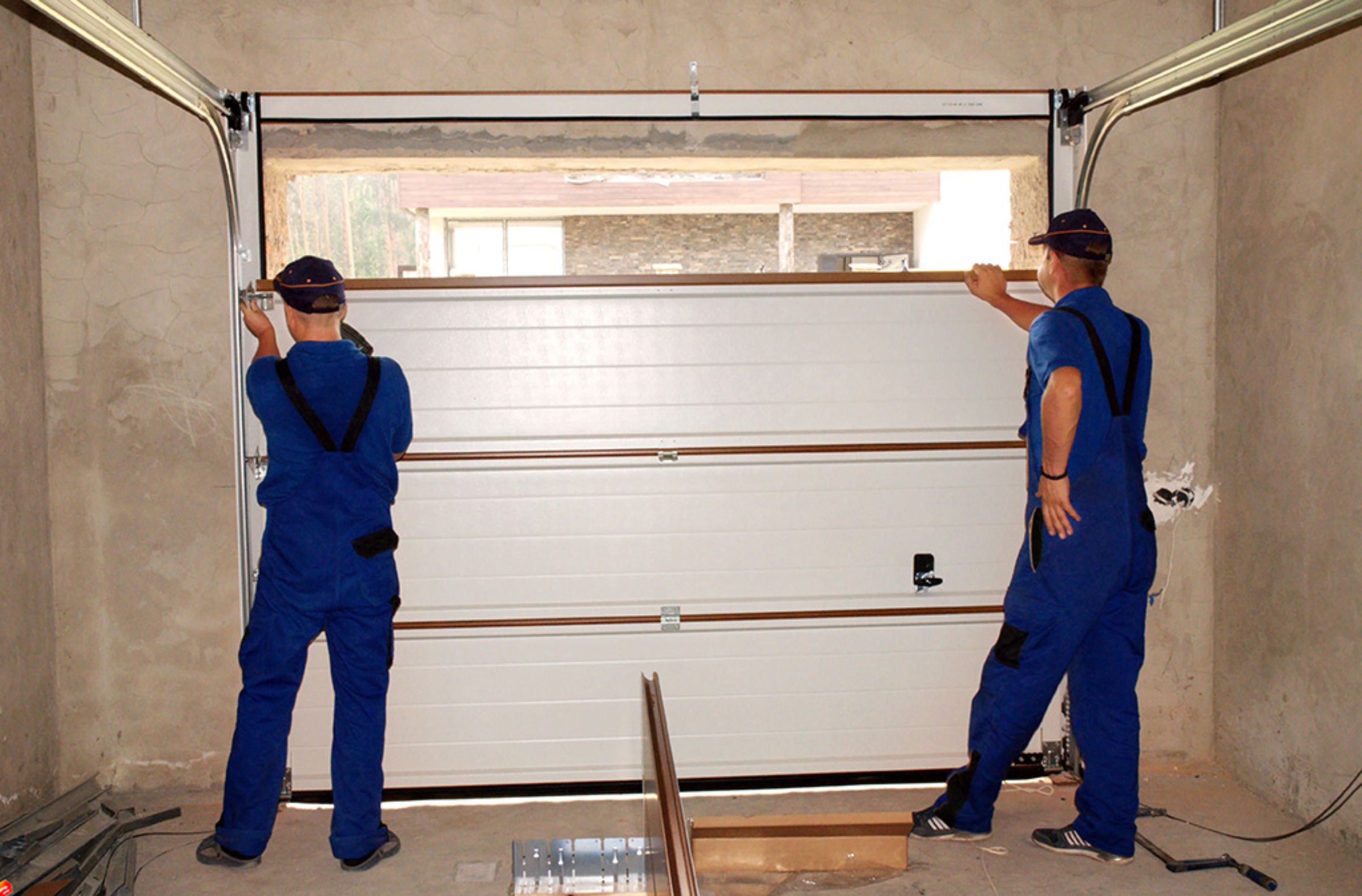 Garage door installation